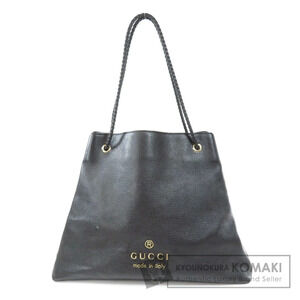 Gucci Gifford tote logo distinct braided handles Black